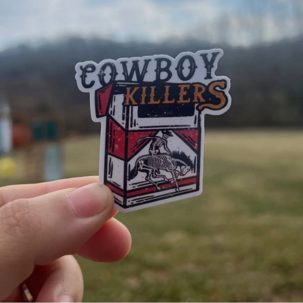 Cowboy killers sticker, stickers
